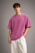 Vintage Wash Oversized Pink Tee