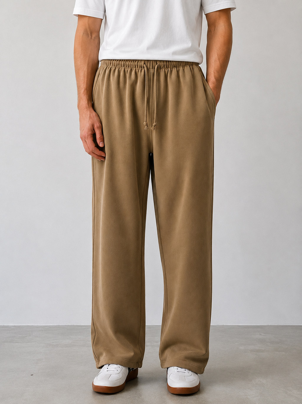 ZARA BAGGY FIT TROUSER - Khaki