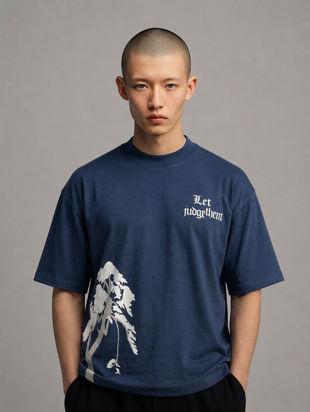 Puff Printed Graphic T-Shirt | Royal Blue