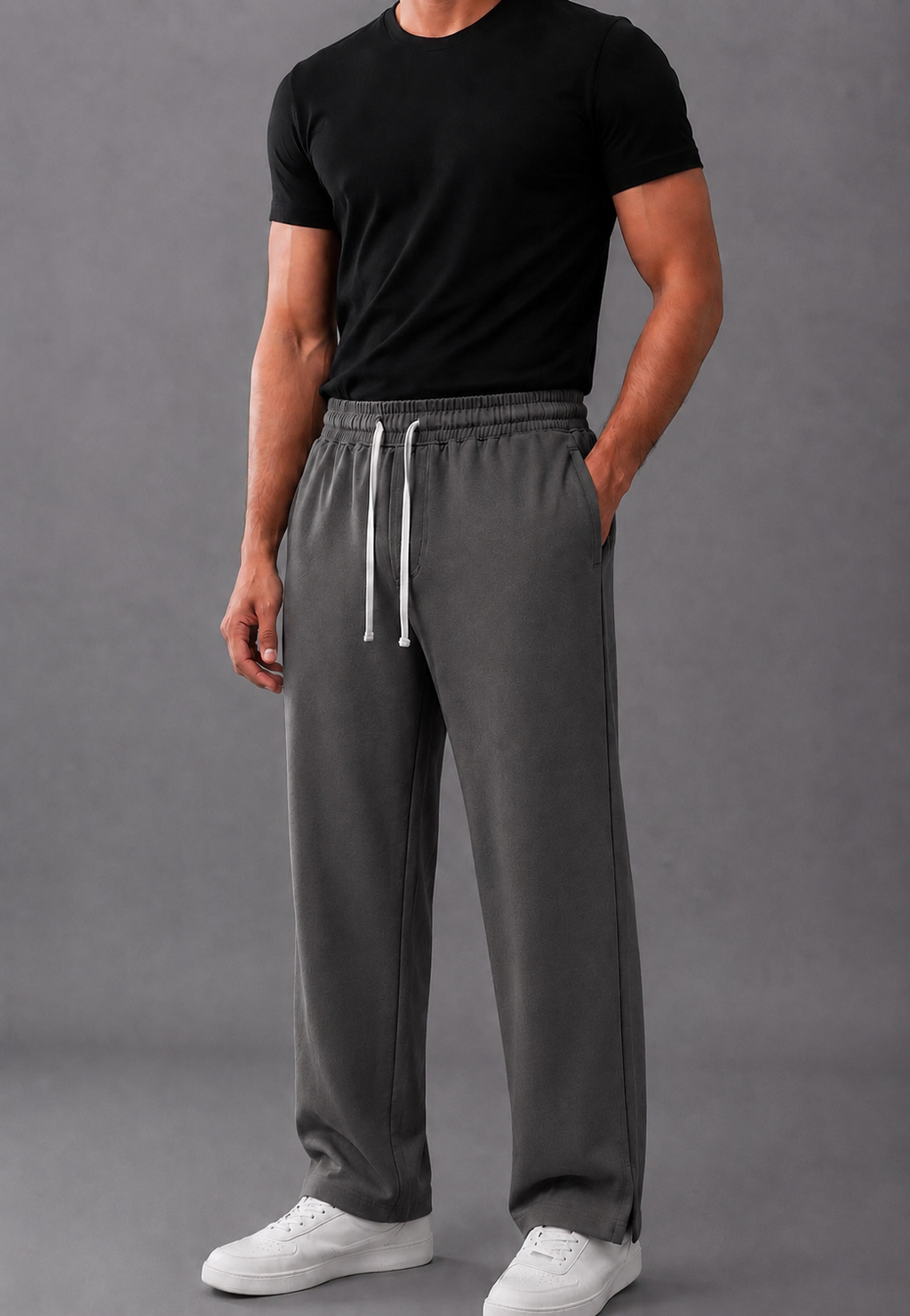 MILANO VISCOSE TROUSER (Charcoal)