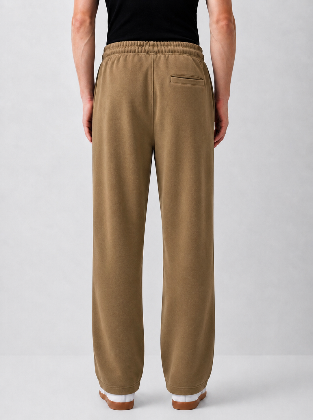 ZARA RELAXED FIT PANTS - Beige