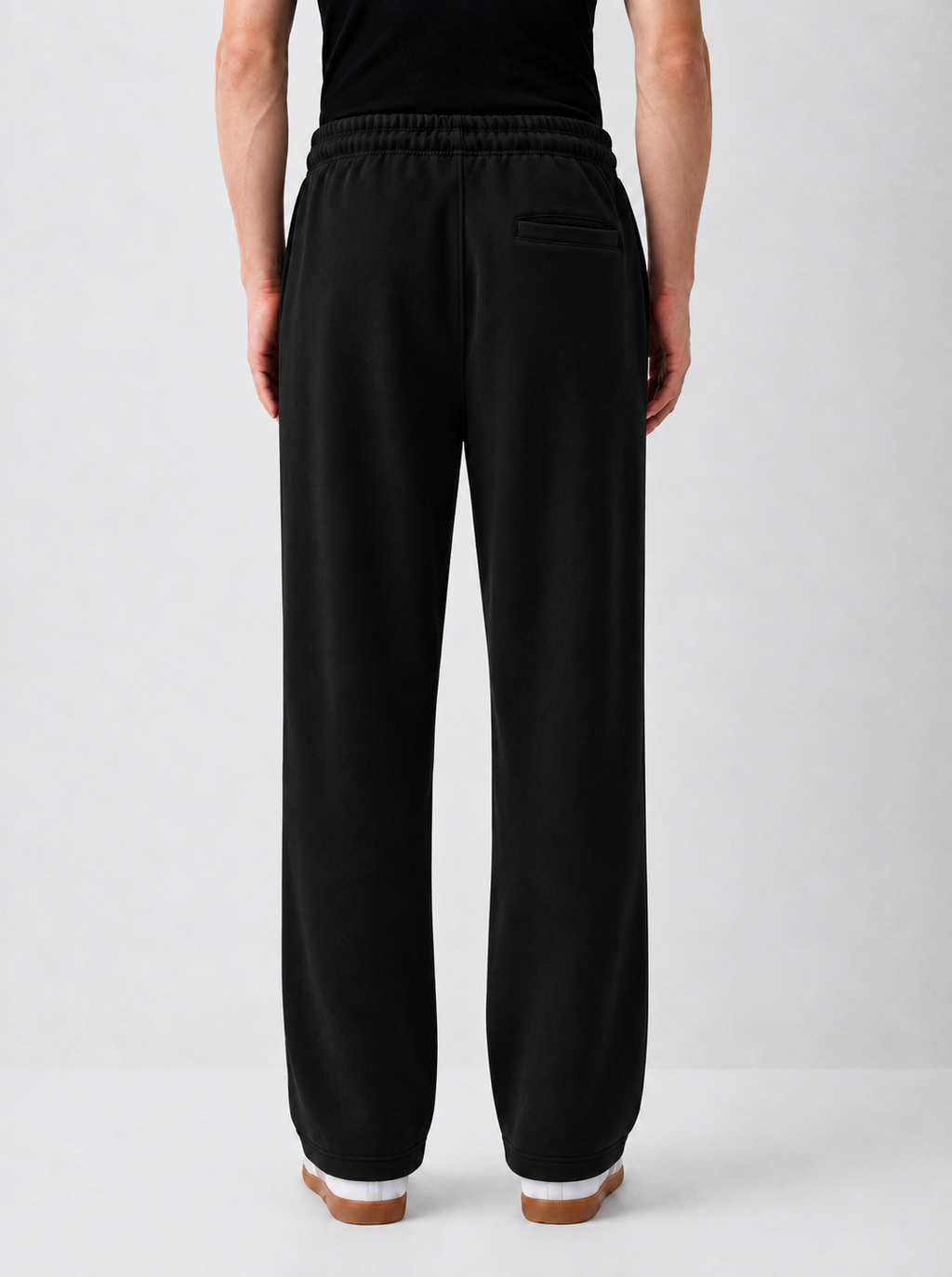 ZARA RELAXED FIT PANTS - Black
