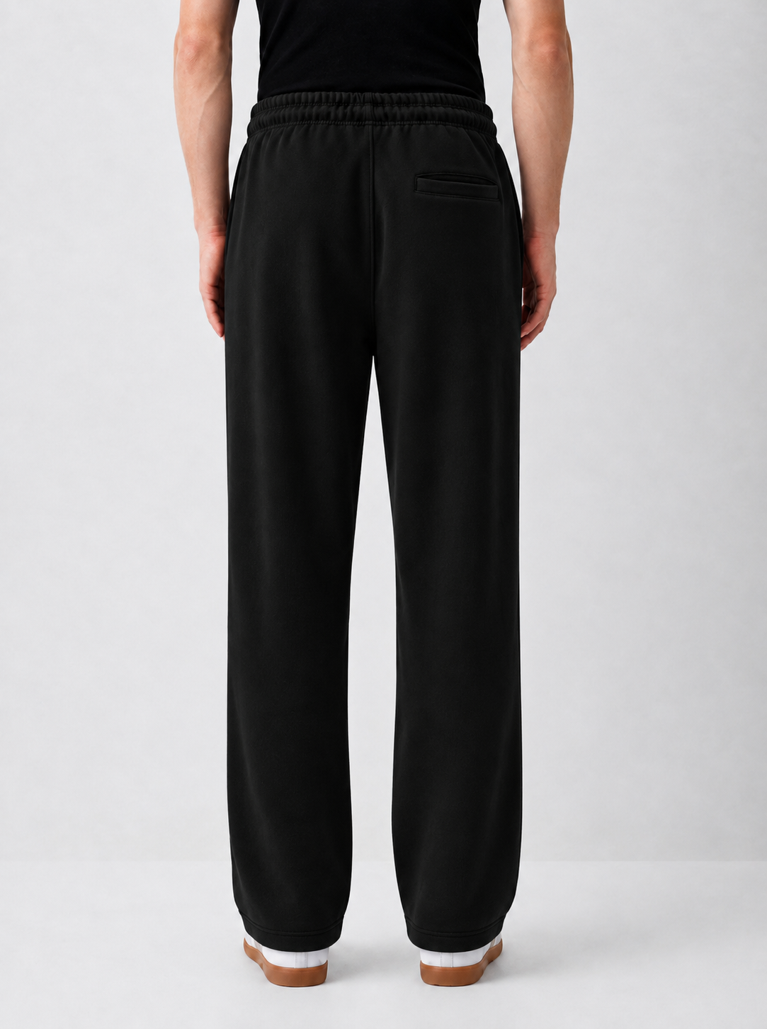 ZARA RELAXED FIT PANTS - Black