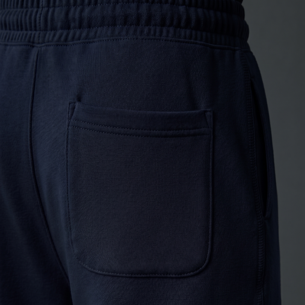 BERSHKA Baggy Trouser - ROYAL BLUE