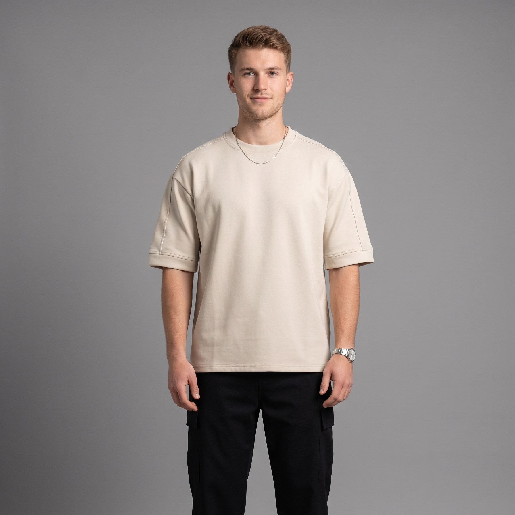 ZARA Oversized Basic - CREAMY BEIGE