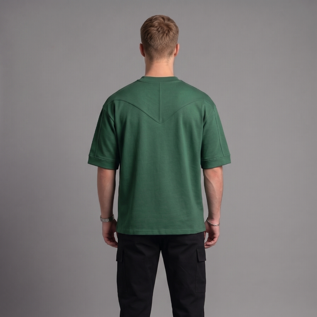 ZARA Oversized Basic - FOREST GREEN