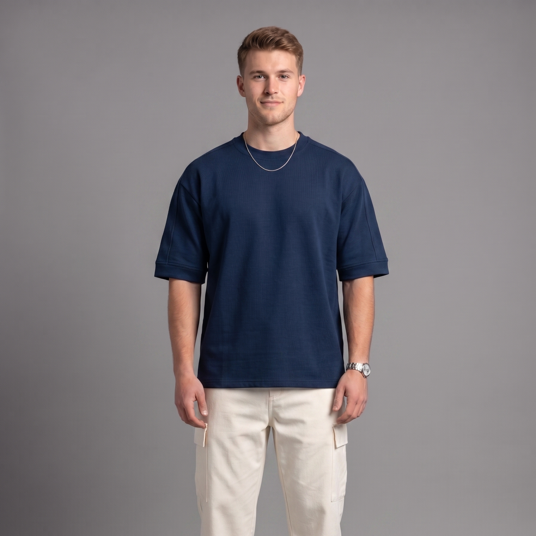 ZARA Oversized Basic -  MIDNIGHT BLUE