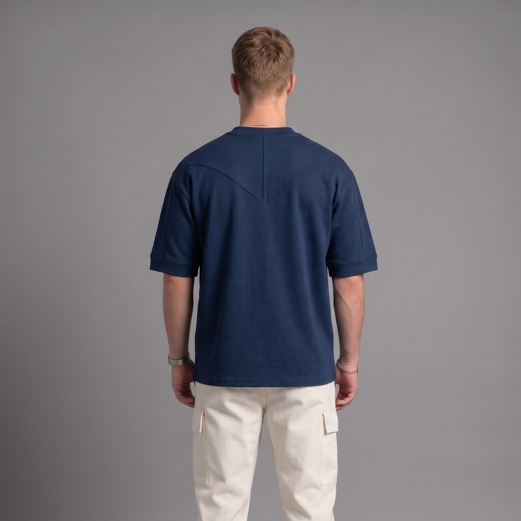ZARA Oversized Basic -  MIDNIGHT BLUE